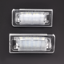 2Pcs LED License Number Plate Light Lamps For Audi TT MK1 Audi TT 8N Roadster 8N9 Audi TT Coupe 8N3 Number Lamps Car Accessories 2024 - buy cheap
