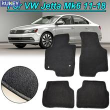 Для VW Jetta Vento A6 LHD 2011 2012 2013 2014 2015 2016 2017 2018 пользовательские автомобильные коврики автомобильные нейлоновые резиновые подкладки 2024 - купить недорого