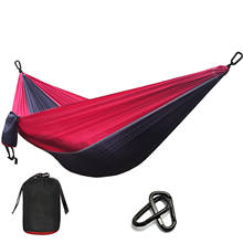 Portable Nylon Parachute Hammock Camping Survival Garden  Hunting Leisure Hamac Travel Double Person Hamak Free shipping 2024 - buy cheap