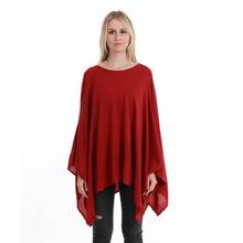 Autumn Spring Loose Cape Femme Hiver Large Size Fashion Pullover Shawl Red Black Pink Poncho Women Cloak Outwear Holiday Gift 2024 - buy cheap