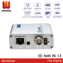 HWCODEC-codificador H8115W 1080P HD H.264/H.265 SDI IP, WiFi a través de P2P RTMP RTSP RTMPS HLS SRT HTTP para IPTV y transmisión en Streaming 2024 - compra barato