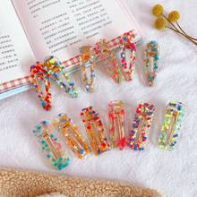 1pcs Women Colorful Acrylic Hollow Waterdrop Shape Hair Clips Girls Acetate Hairpins Barrettes for Girls Gift Hair Styling Tools 2024 - buy cheap