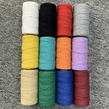100 Yards 2MM Cotton Bakers Twine Mix Baker's Gift Packing for Crafting craft Cord 12 Colours 2024 - buy cheap