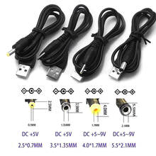 High Quality USB Port To 3.5 4.0 5.5mm Connection Offer 5V DC Barrel Jack Power Cable Cord Connector 2024 - buy cheap