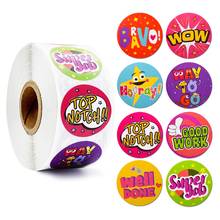 500pcs Word Reward Stickers Cute Letter Seal Labels for School Home Motivational Sticker 1 inch Round Encouragement Labels Roll 2024 - buy cheap