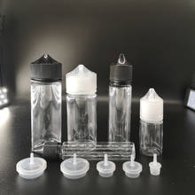 100pcs 30ml 60ml Empty Plastic PET Dropper Bottles E Liquid Clear/Black CRC Cap Long Tip e juice Oil Vape Pen Transparent Bottle 2024 - buy cheap