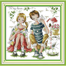 Everlasting love The love of my life  Ecological cotton Chinese cross stitch kits counted 11 14CT gift New store sales promotion 2024 - buy cheap