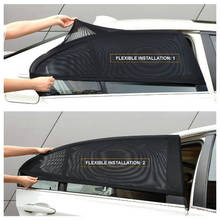 2Pcs Car Window Cover Sunshade Sun Shade Curtain UV Protection Shield Pair Visor Mesh Solar Mosquito Dust Protection Car-covers 2024 - buy cheap