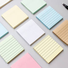 Blank Horizontal Grid Memo Pads Scrapbook School Supplies Post Sticky Notes 2024 - buy cheap