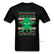 Tshirt Cthulhu Cultist Christmas T Shirt Mens Clothing Summer T-shirt Man Xmas Gift Tees Sweater Graphic Tops Cotton 2024 - buy cheap