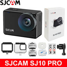 Экшн-камера SJCAM SJ10 PRO, 4K, 60fps, Ultra HD, Wi-Fi, Ambarella H22, сенсорный экран 2,33 дюйма IPS, гироскоп, EIS, Спортивная камера для прямой трансляции 2024 - купить недорого