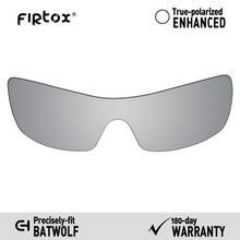 Firtox True UV400 поляризованные Сменные рассеиватели-солнцезащитные очки Oakley Batwolf OO9101 (только для совместимых линз)-серебряное зеркало 2024 - купить недорого