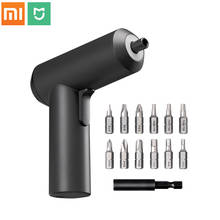 XIAOMI Mijia Cordless Rechargeable Screwdriver 3.6V 2000mAh Li-ion 5N.m Electric Screwdriver With 12Pcs S2 Screw Bits For MIhome 2024 - buy cheap