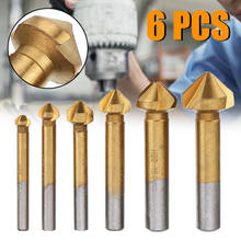 6.3mm-20.5mm HSS Countersink 90 Degree Chamfering End Mill Cutter Drill Bit Chamfer Deburring Tool Set 2024 - buy cheap
