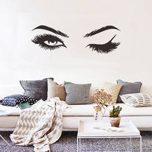 Creative Pretty eyelashes Wall Sticker Girl room living room decorations for home wallpaper Mural Art Decals Sexy stickers 2024 - buy cheap