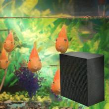 Eco-Aquarium Water Purifier Cube  Ultra Activated Carbon Strong Filtration & Absorption Grid Hole Activated Carbon Filters 2024 - buy cheap
