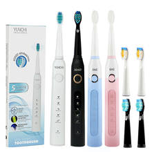 Seago Sonic Electric Toothbrush Adult Timer Brush USB Rechargeable Electric Tooth Brushes with 3pc Replacement Brush Head 2024 - buy cheap