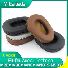 Almofadas para fones de ouvido, protetor acolchoado para as orelhas, para audio technica m50 m50x m40x m40fs m30x m35x m20x 2024 - compre barato