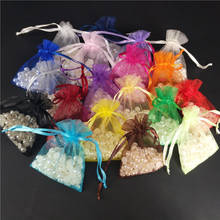 25/50pcs/bag 7x9 9x12 10x15cm Organza Bags Jewelery small Pouches Wedding Party Decoration Drawable Bags Gift Packaging 5z 2024 - buy cheap