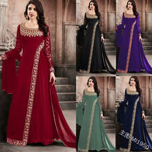 Luxury Muslim Lace Abaya Maxi Dress Turkish Hijab Vestidos Cardigan Kimono Long Robe Gowns Jubah Middle East Eid Ramadan Islamic 2024 - buy cheap