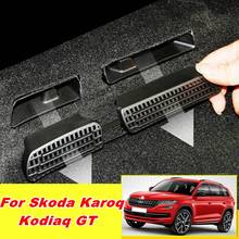 For Skoda Karoq Kodiaq GT car seat rear air conditioning air outlet dust cover anti-blocking protection cover car accessories 2024 - buy cheap