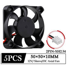 5Pcs/Lot Gdstime DC Brushless 12V Fan 50X50X10mm 50mm Mini Axial Cooling Fan 5cm 50x10mm PC Laptop Computer Cooler Fan 2024 - buy cheap