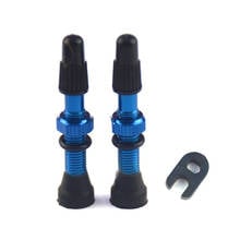 Bike Valve 34/46/64mm 1Pair 1PC Rubber Base For Road MTB Repair Parts Copper Core Aluminum Alloy Tubeless Stem 2024 - buy cheap