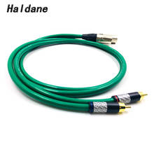 Haldane-Cable de Audio RCA a XLR de fibra de carbono, conector macho a XLR macho, MCINTOSH, EE. UU. 2024 - compra barato