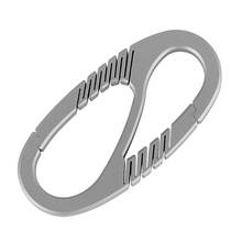 Ultralight Titanium Alloy Key Chain Carabiner Quick-Release Key Holder with Key Ring carabiner lock 2024 - buy cheap