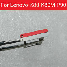 Nuevo soporte de ranura para bandeja Sim para Lenovo K80 K80M P90 lector de tarjetas Sim bandeja adaptador de ranura de enchufe piezas de repuesto de reparación 2024 - compra barato
