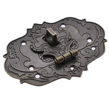 1Pc Vintage Antique Wooden Case Jewelry Gift Box Decor Hasp Latch Hook Hardware Case Jewelry Gift Box Decor Hasp Latch Hook Hard 2024 - buy cheap