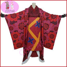COSTAR-Disfraz de Demon Slayer para mujer, traje de Cosplay de Kimetsu no Yaiba Daki, Kimono, uniforme para fiesta de Halloween, nuevo 2024 - compra barato
