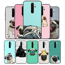Funda de teléfono con diseño de perro Pug para Xiaomi, carcasa de color negro para Xiaomi Redmi note 9, 8, 7, 6, 5, 4 Pro S, redmi 4A, 4X, 5 Plus, 5A, 7A 2024 - compra barato