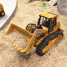 RC Truck Bulldozer Dumper Caterpillar Tractor Model Engineering Car Excavator Push Soil Music Lighting Effects Kids Toys 2024 - buy cheap