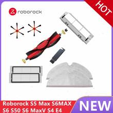 Roborock-cepillo principal desmontable S6MAX S5 Max, cepillo lateral de silicona, filtro lavable para S6, S50, S6, MaxV, S4, E4, novedad de 2021 2024 - compra barato