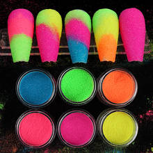 Purpurina de colores para decoración de uñas, accesorios de manicura, pigmento en polvo, esmalte de uñas, polvo de decoración 2024 - compra barato