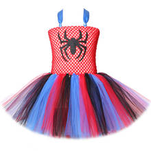 Baby Girls Halloween Costume for Kids Tutu Dresses Spider Cosplay Costumes Children Princess Carnival Party Birthday Tutus 2020 2024 - buy cheap