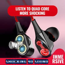 Fone de ouvido intra-auricular esportivo, headset de 3.5mm com microfone para telefones iphone 7, samsung, huawei e xiaomi 2024 - compre barato
