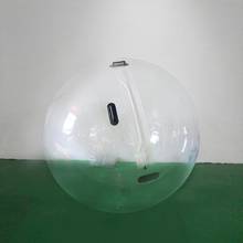 Bola inflável transparente para caminhada, bola de água de 1.5m para piscina, material tpu para hamster humano 2024 - compre barato