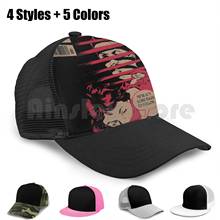 No One Knows Baseball Cap Diy Mesh Hip Hop Adjustable Vintage Film Detective Scene Qotsa No One Knows Music Song Band Josh 2024 - buy cheap