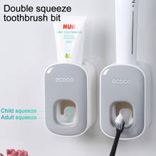 Automatic Toothpaste Dispenser Squeezers Toothpaste Tooth Dust-proof Toothbrush Holder Wall Mount Stand Bathroom Accessories Set 2024 - buy cheap