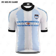 NO ME NO GAME - Pro Argentina Cycling Jersey National Team Summer Men Road/mtb Bike Wear Clothing Racing Clothes Ropa Ciclismo 2024 - buy cheap