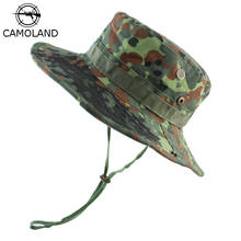Camoland camuflagem balde chapéus para masculino panamá chapéu tático airsoft sniper boonie chapéu dos homens do exército militar caminhadas ao ar livre chapéus 2024 - compre barato