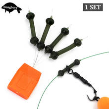 Acessórios de pesca de carpa, kit de equipamento de pesca para helicóptero, plataforma de borracha, protetor de linha de pesca de carpa, com contas de chod 2024 - compre barato