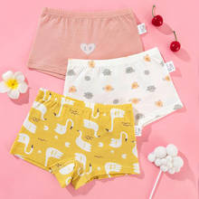 EuerDoDo 3 Pieces/lot Girls Underwear Children's Panties Soft Cotton Cute Cartoon Briefs Teen Panties Breathable Kids Underpants 2024 - buy cheap