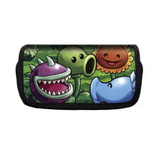 Plants VS Zombie Boys Girls Cartoon Polyester Pencil Case Bag School Pouches Children Pen Bag Kids Purse Wallet 2024 - buy cheap