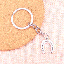 20pcs horseshoe lucky Keychain 21*16mm Pendants Car Key Chain Ring Holder Keyring Souvenir Jewelry Gift 2024 - buy cheap