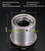 CNC Milling Machine Part A4+11 Spindle Pulley 6206 Bearing Sleeve For Bridgeport Mill Tool 2024 - buy cheap