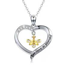 Sunflower Love Pendant Necklace Lettering You Are My Sunshine Jewelry Gift Women 2024 - buy cheap