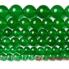 Factory Price Natural Stone Green Jadee Round Loose Beads 4mm 6mm 8mm 10mm 12MM Pick Size for Jewelry Making 2024 - buy cheap